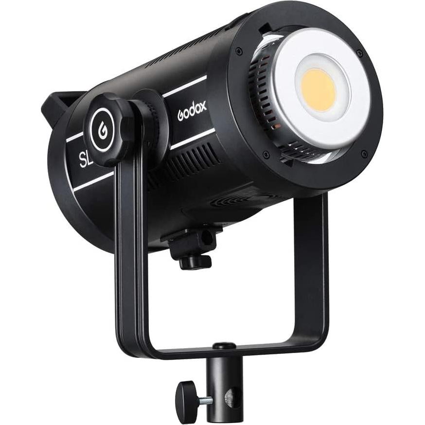 Godox SL150III LED Video Light with RC-A6 Remote, 160W 73600Lux Continuous Light with 8 FX Effects, Bluetooth APP Control, CRI 96+ Ultra Quiet Studio LED Photography Light
