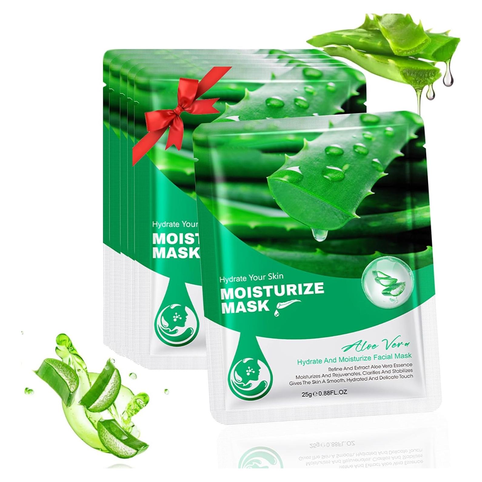 Mascarillas Faciales Hidratantes YP 6 Pack Aloe Vera 24.9 g
