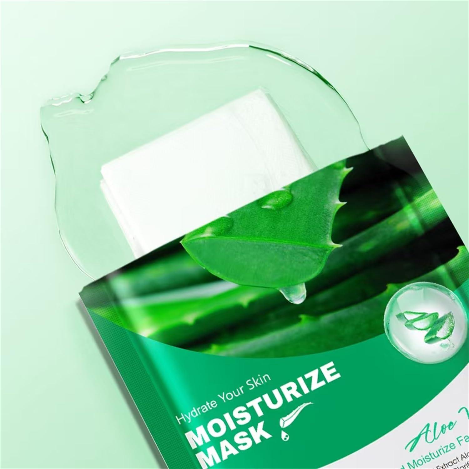 Mascarillas Faciales Hidratantes YP 6 Pack Aloe Vera 24.9 g