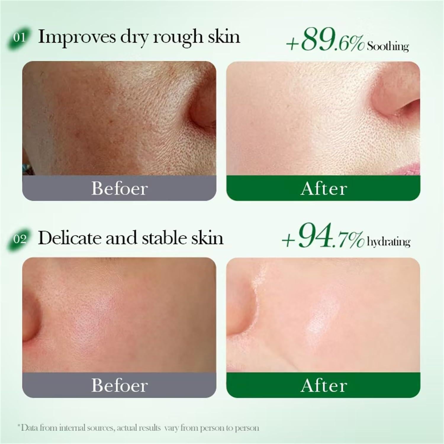 Mascarillas Faciales Hidratantes YP 6 Pack Aloe Vera 24.9 g