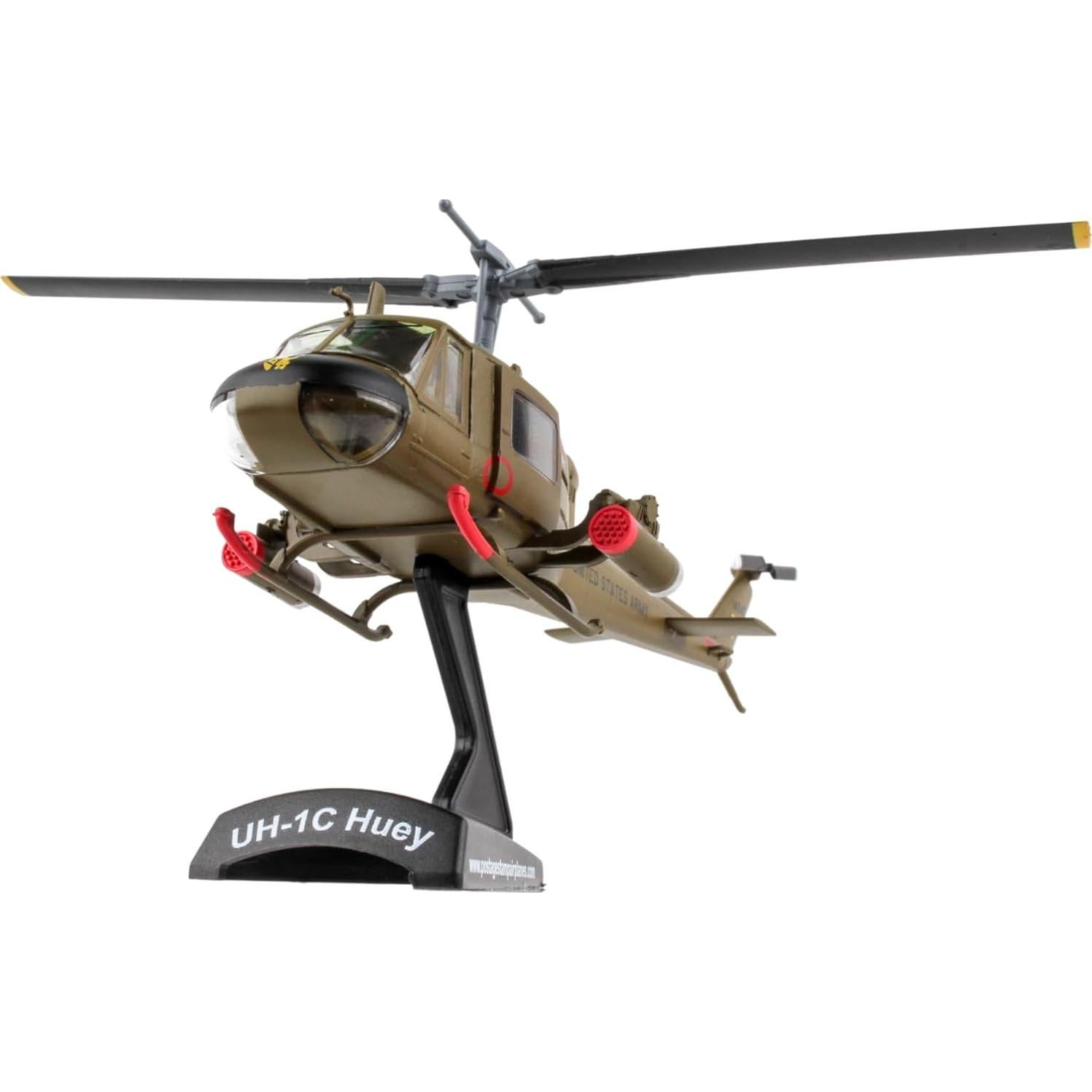 Daron UH-1 Huey Gunship 1:87 Modelo Metal Verde