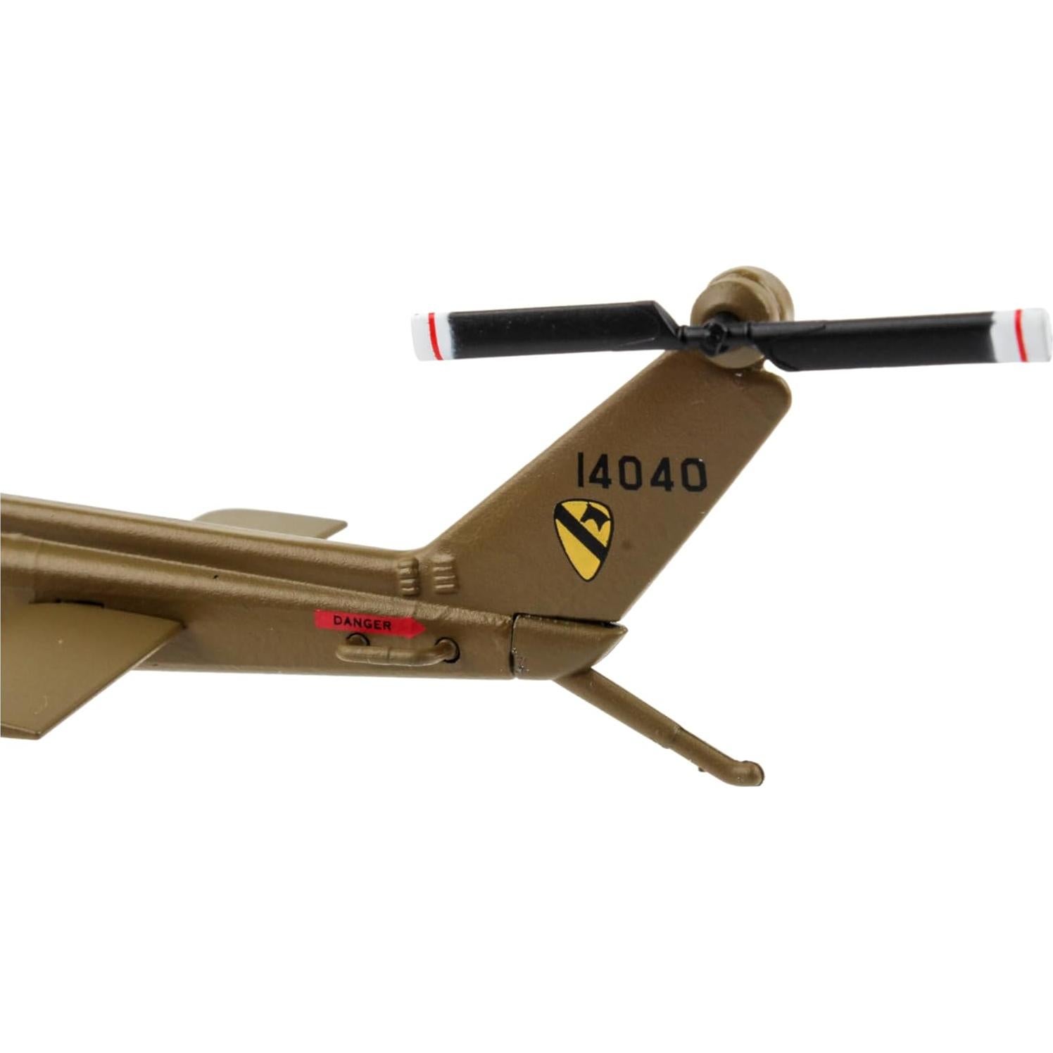 Daron UH-1 Huey Gunship 1:87 Modelo Metal Verde