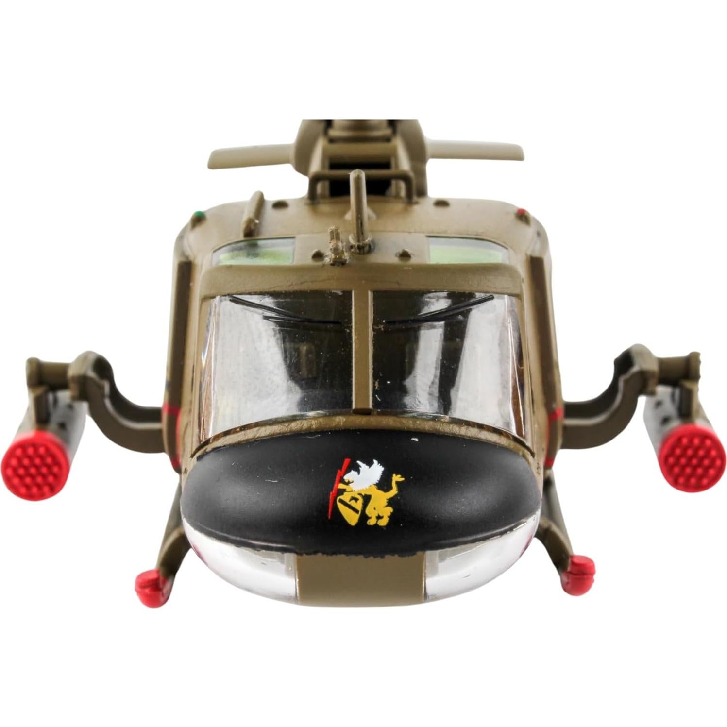 Daron UH-1 Huey Gunship 1:87 Modelo Metal Verde