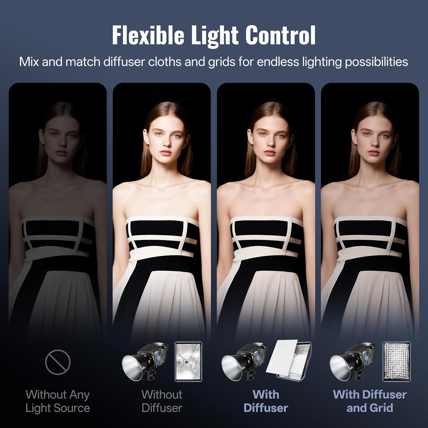 Softbox Rectangular ZHIYUN 60x90cm con Difusores y Bolsa