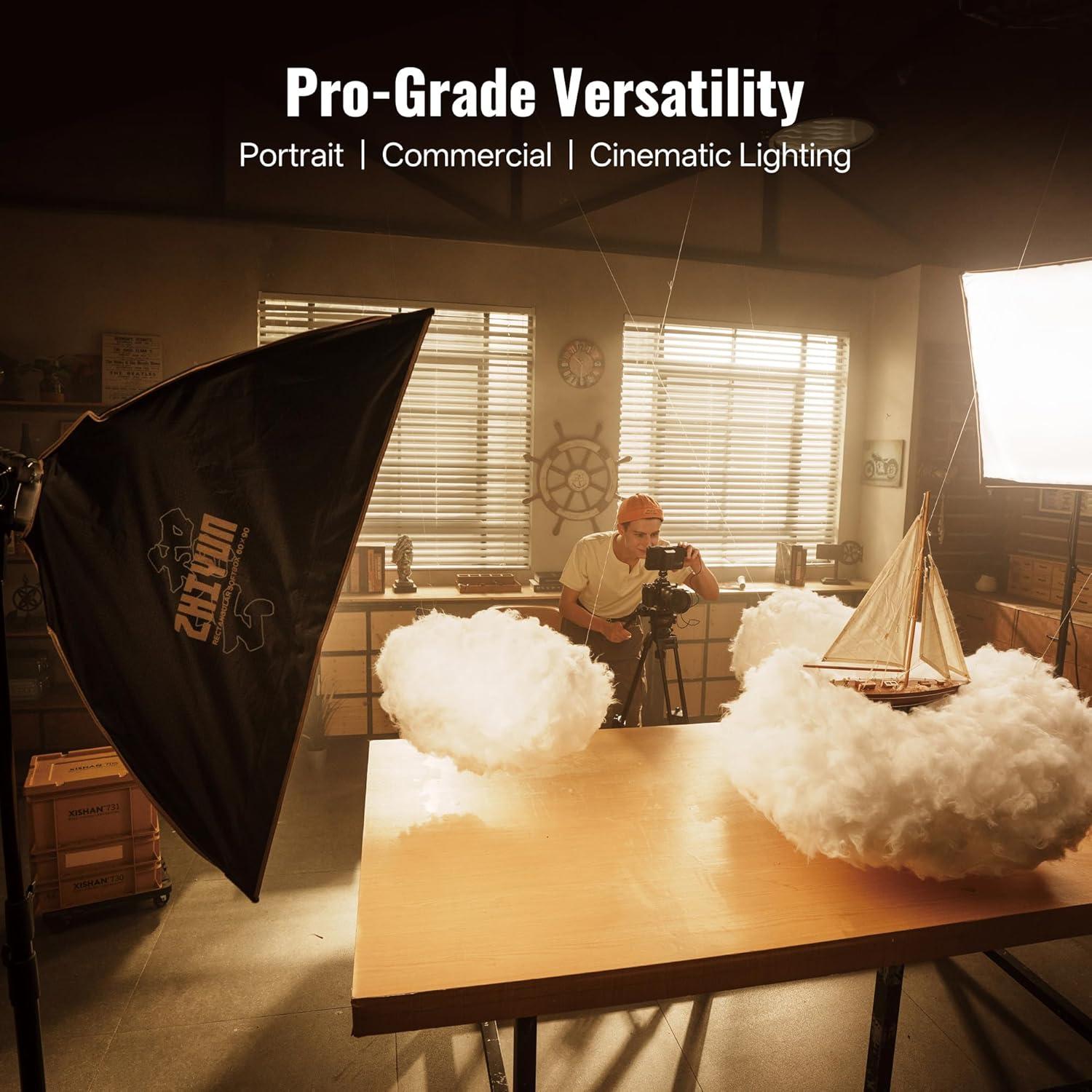 Softbox Rectangular ZHIYUN 60x90cm con Difusores y Bolsa