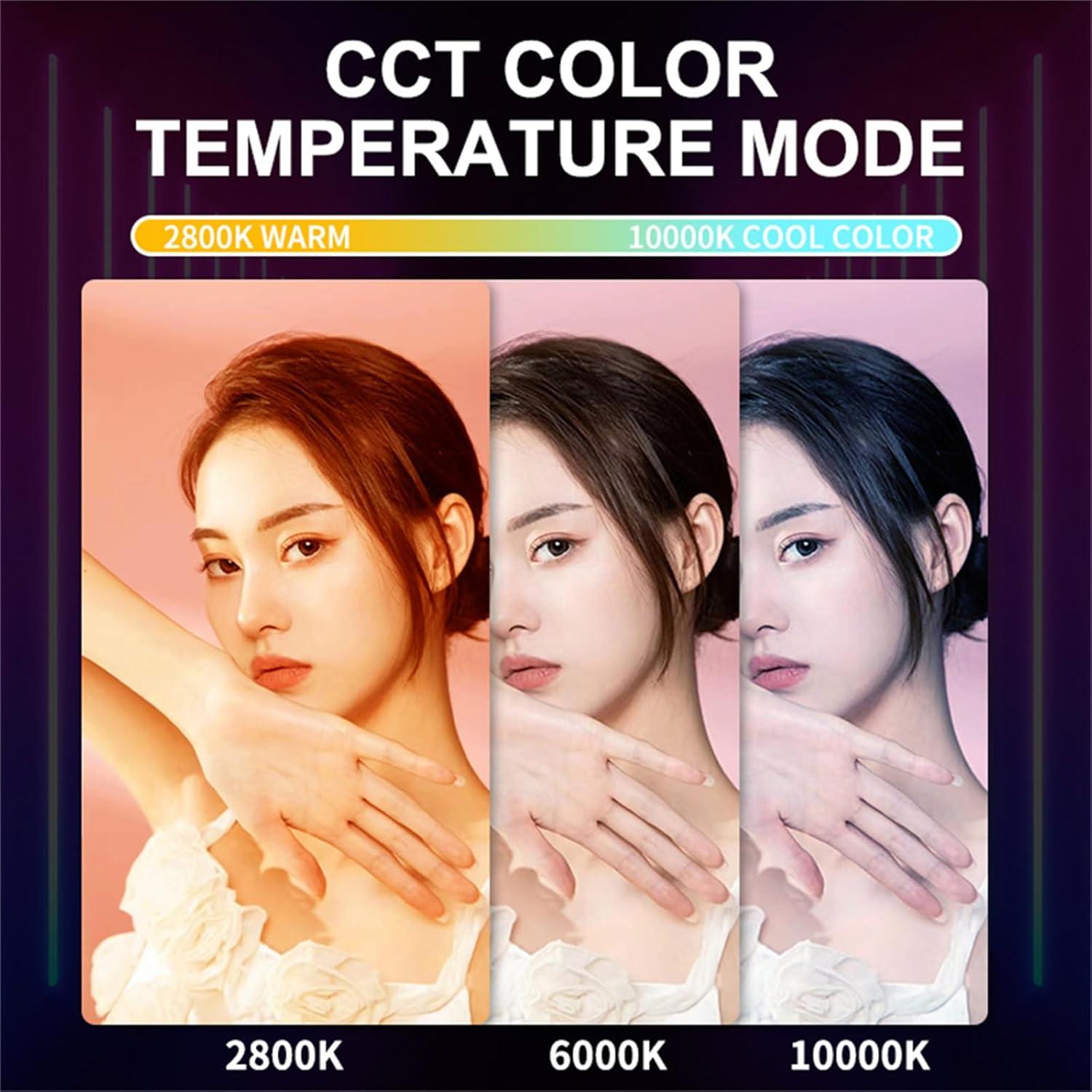 Varita de Luz LED RGB Sutefoto 5000mAh Ajustable 2800K-10000K