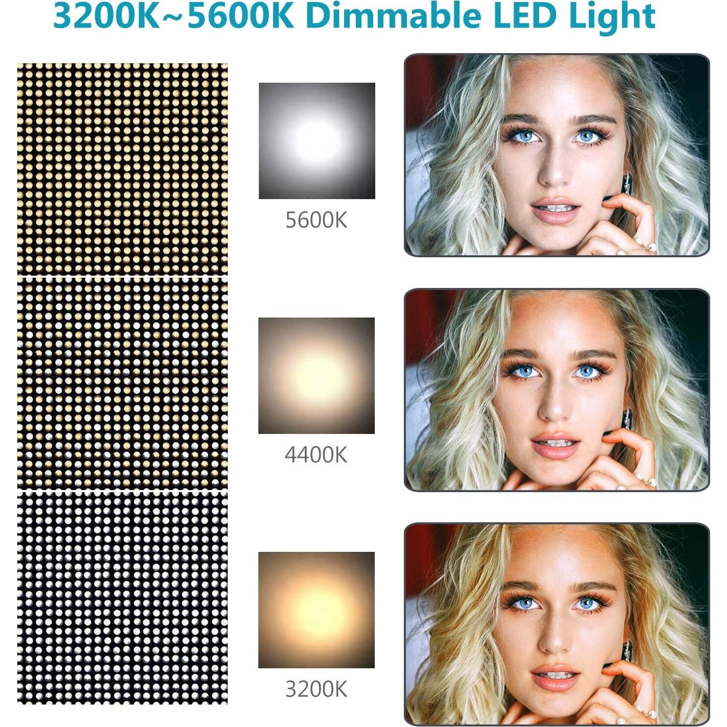 Soporte de Montaje de Escritorio Neewer para Luz de Anillo y Cámara DSLR