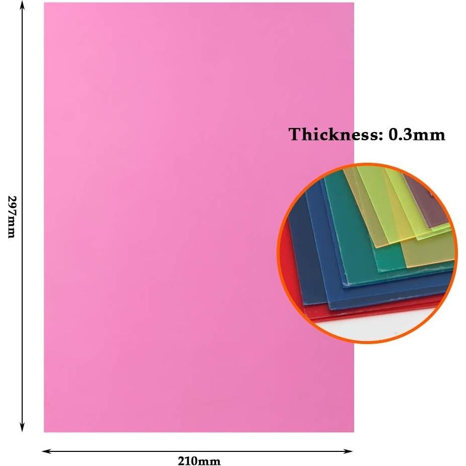 24 Filtros de Gel de Color TIMESET 8 Colores 29.2x21.1cm