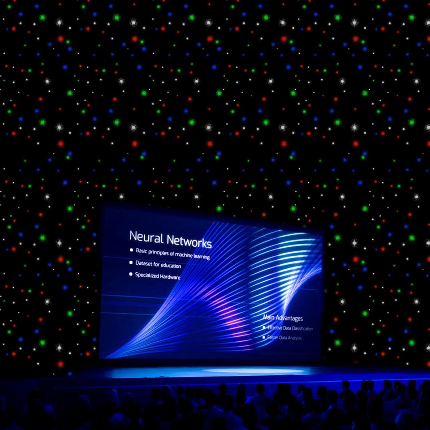 Cortina LED Estrella Eapmic 4m x 3m Multicolor DMX512