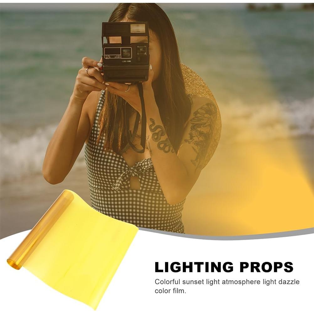 Filtro de luz amarilla DOITOOL 200x30 cm para fotografía y video