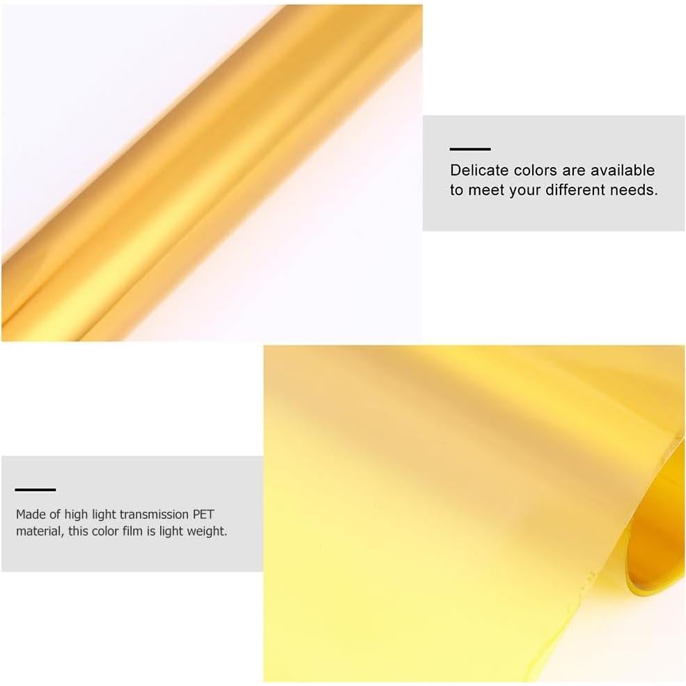 Filtro de luz amarilla DOITOOL 200x30 cm para fotografía y video