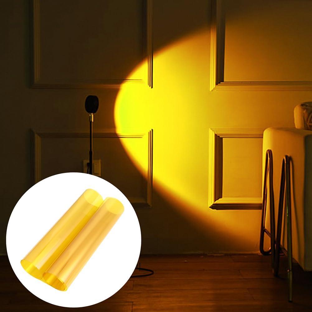 Filtro de luz amarilla DOITOOL 200x30 cm para fotografía y video