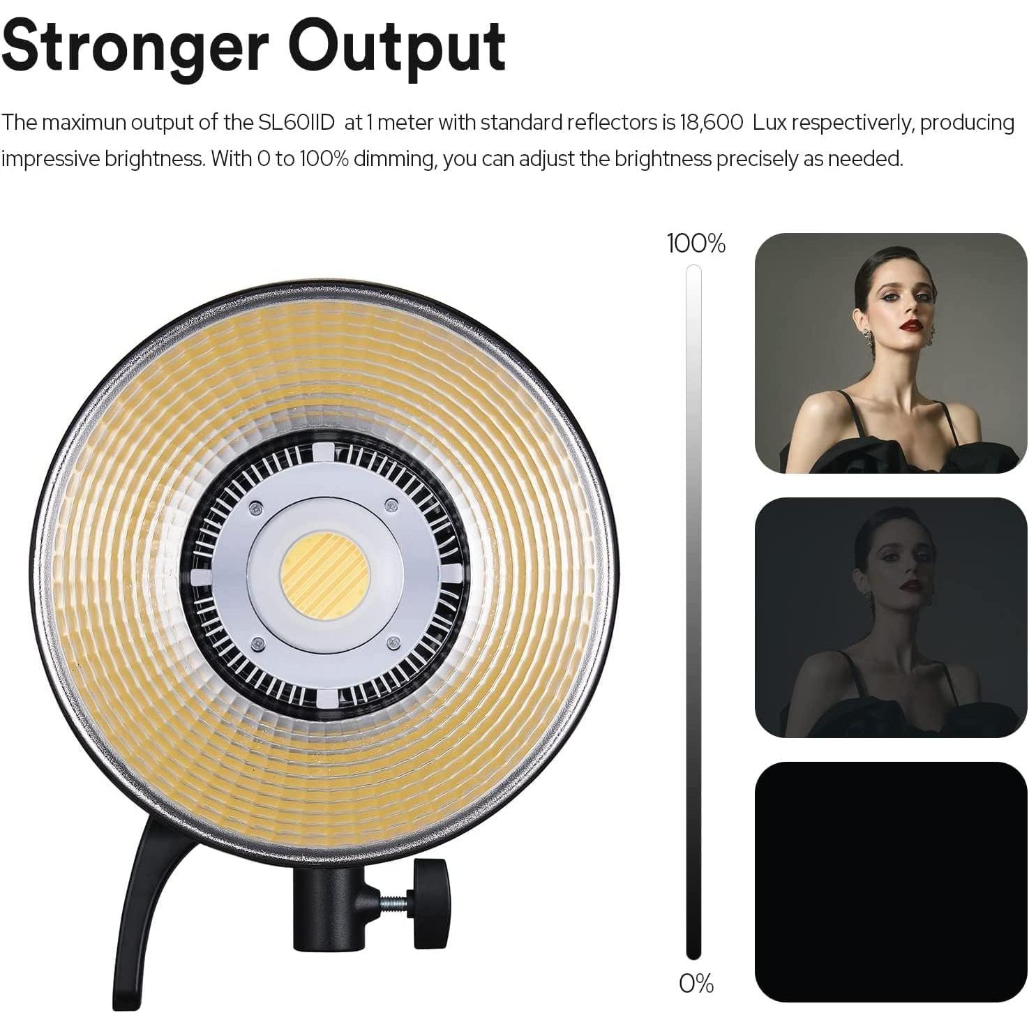 Luz de Video LED Godox SL60IID 5600K Control Inalámbrico