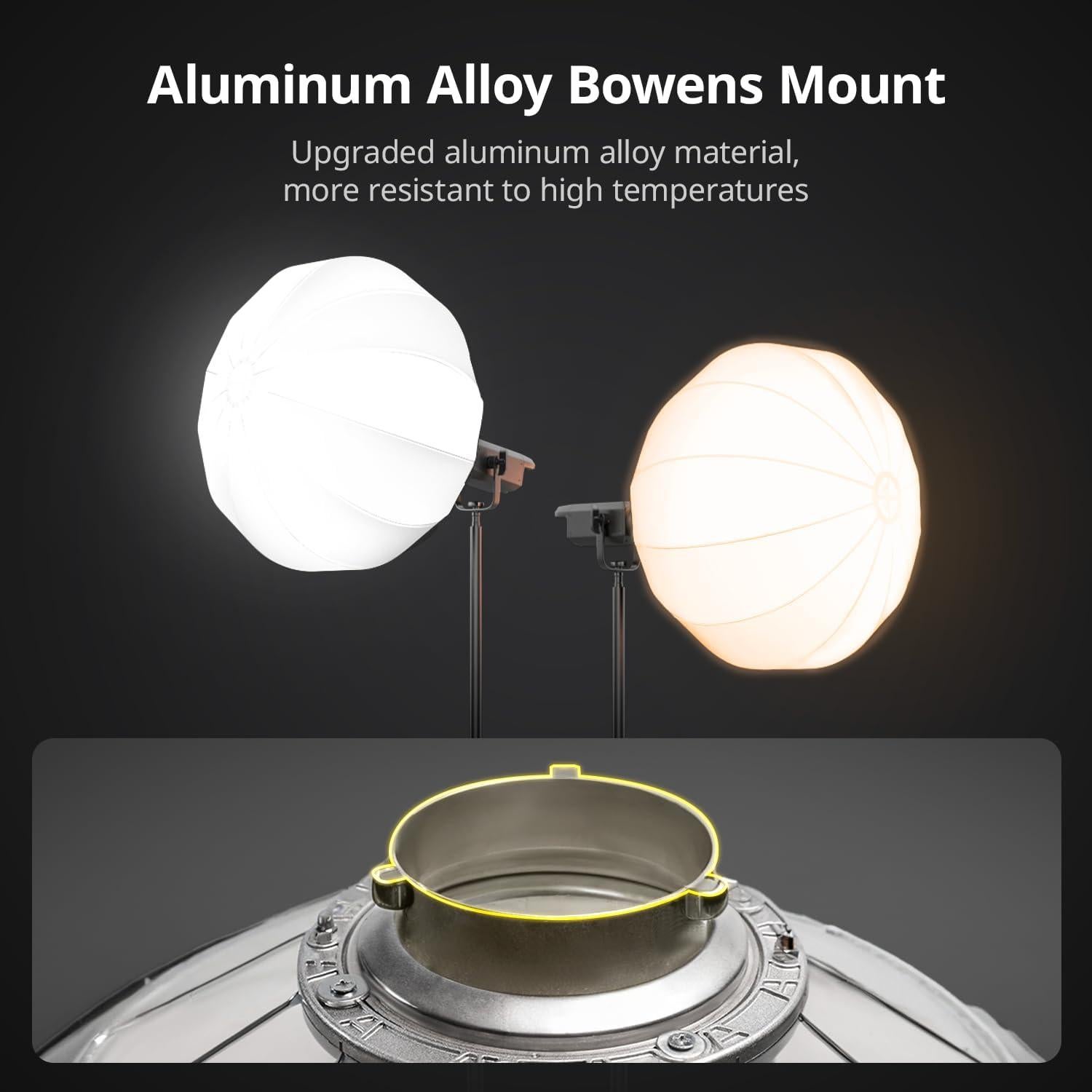 Linterna Softbox RALENO 65cm con Montura Bowens y Difusor