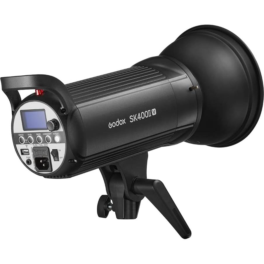 Flash Estroboscópico Godox SK400II-V 400Ws con LED 110V