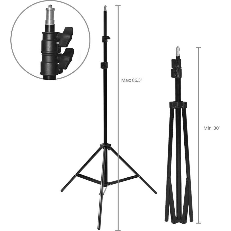 Paneles de Luz LED LimoStudio 2 Pack con Trípode y Bolsa