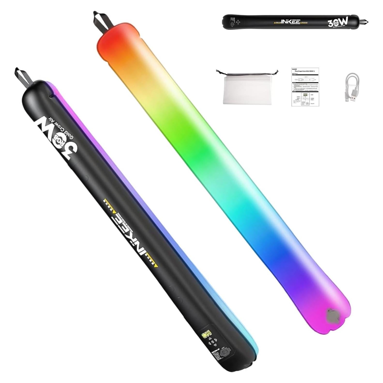 Luz LED Portátil INKEE GC30C 30W RGB Plegable 5000mAh