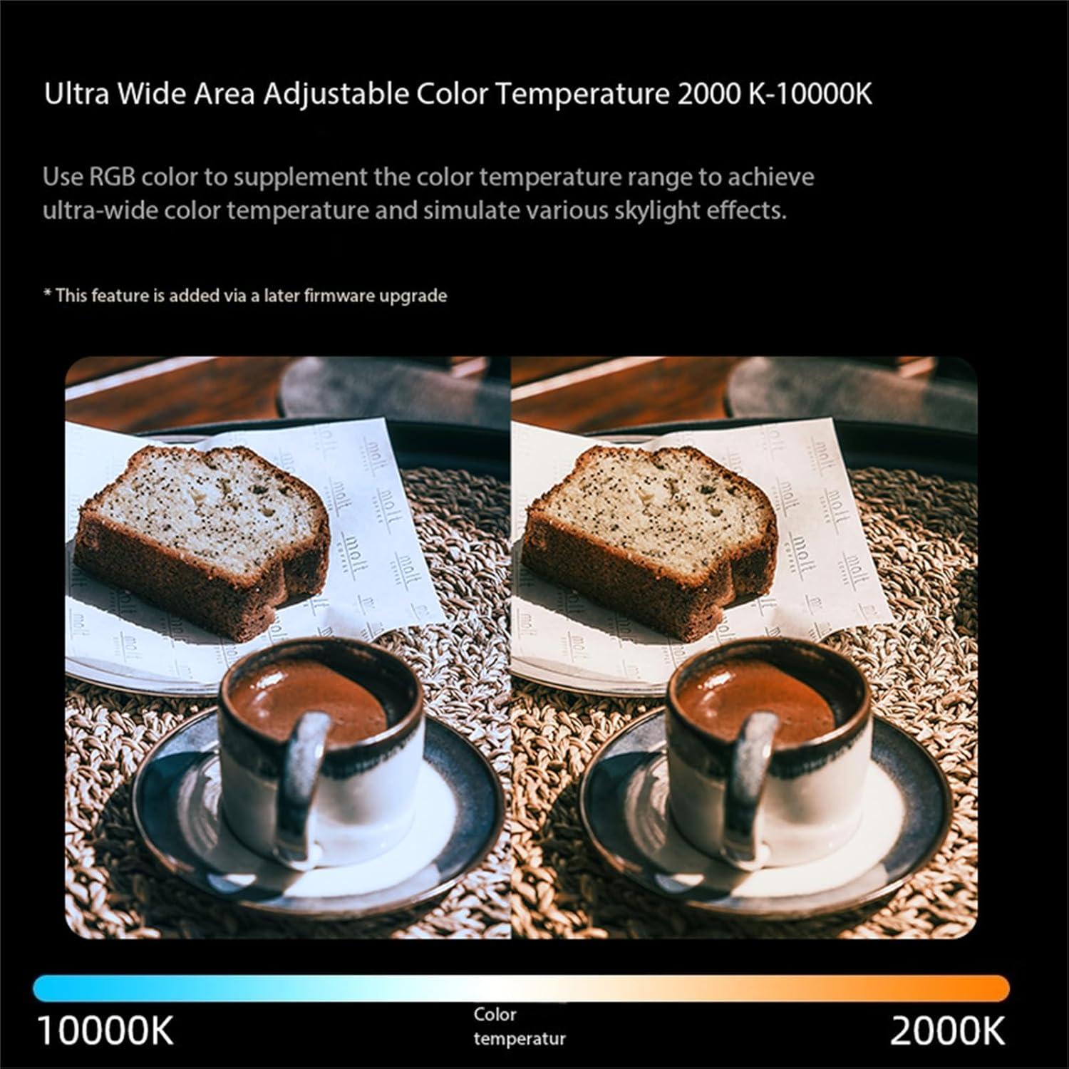 Luz LED Portátil INKEE GC30C 30W RGB Plegable 5000mAh