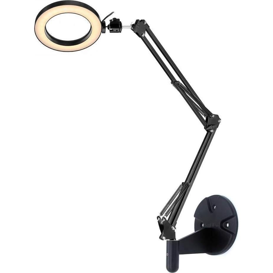 Luz de Anillo USB 20cm Acetaken con Soporte Giratorio 360°