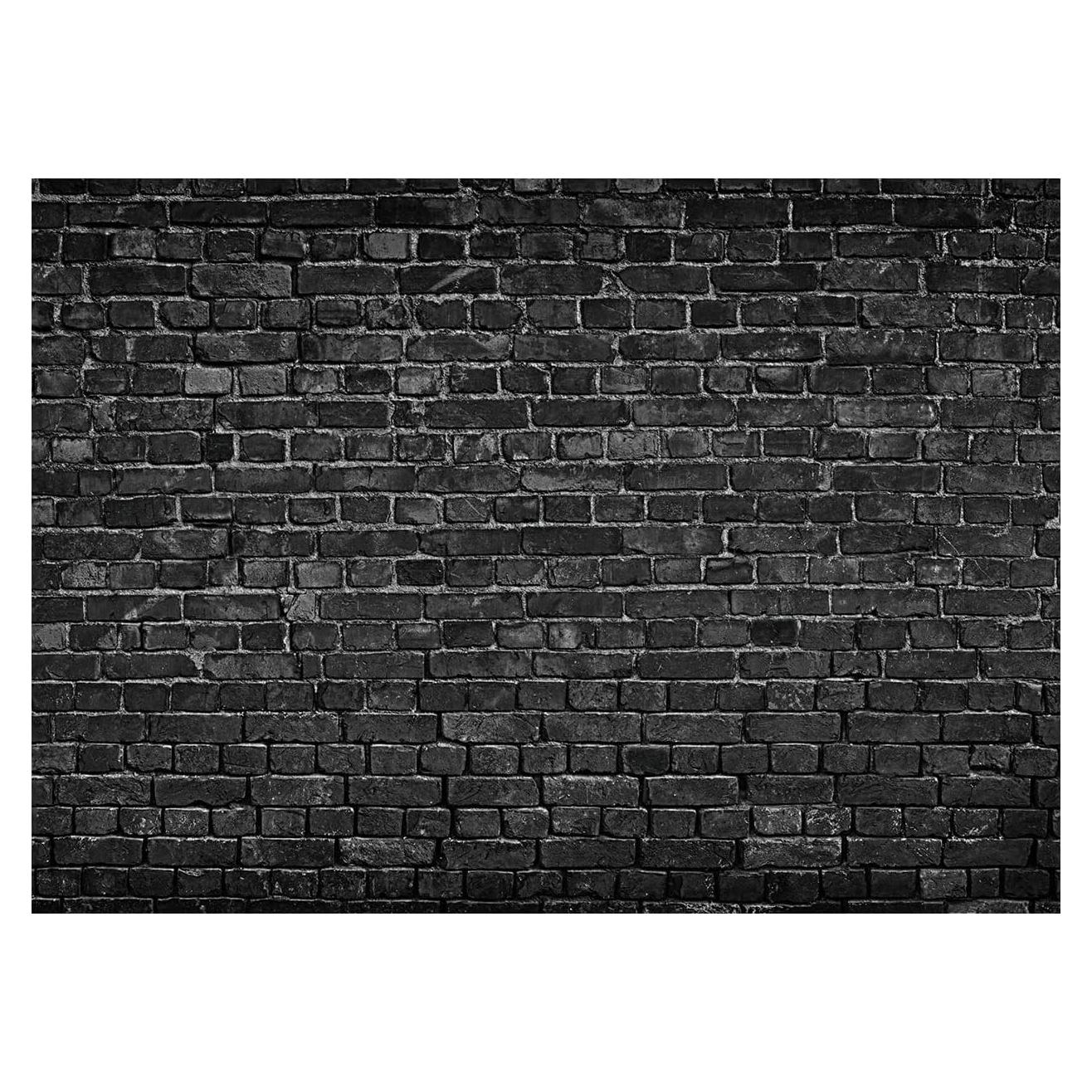 Fondo de Fotografía AIIKES 2.1x1.5m Ladrillo Negro Vintage