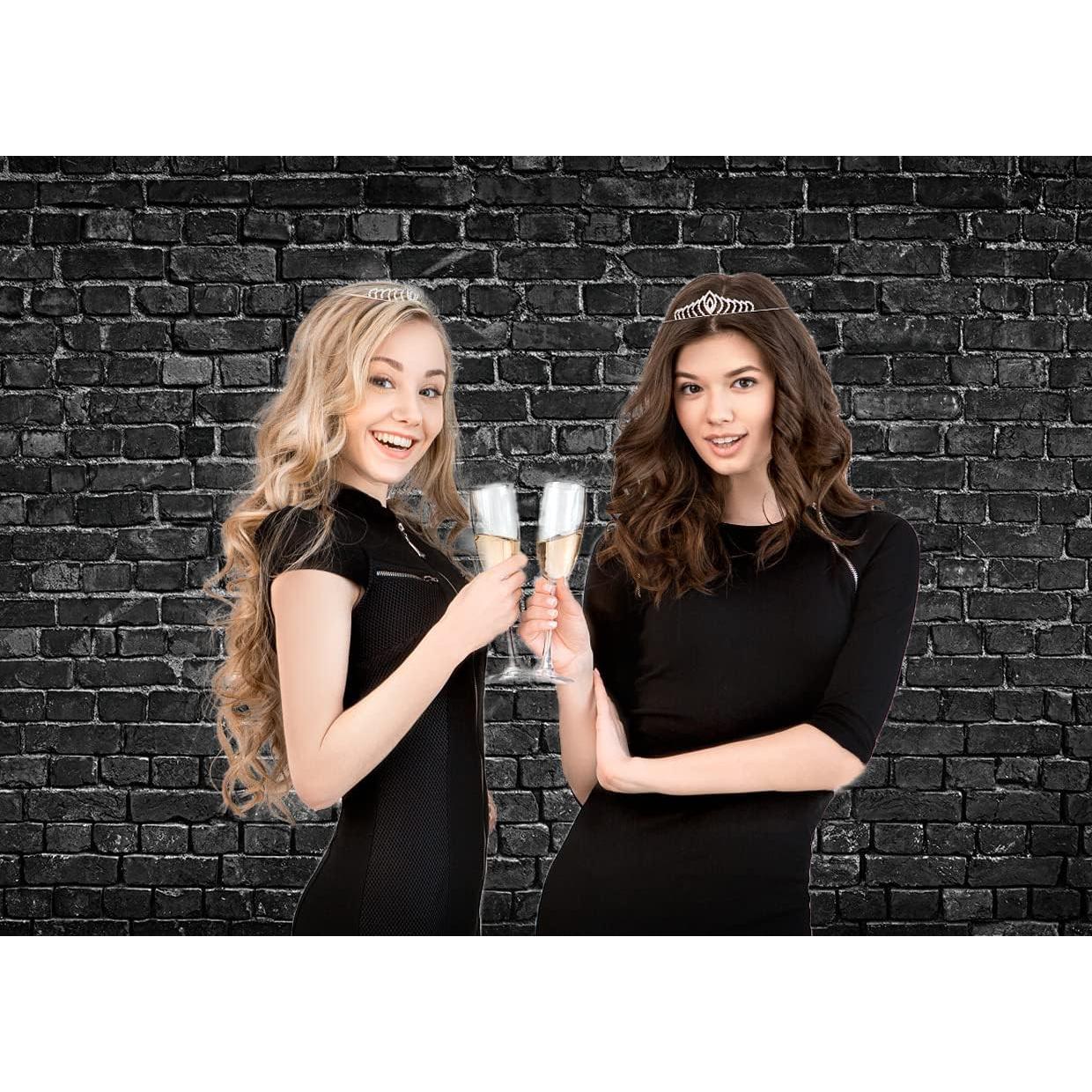 Fondo de Fotografía AIIKES 2.1x1.5m Ladrillo Negro Vintage