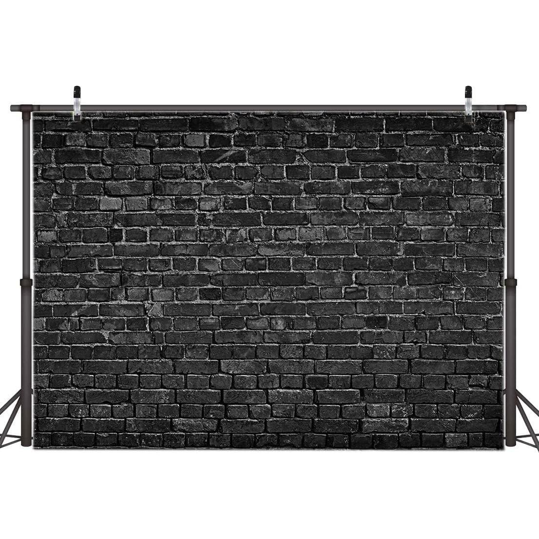 Fondo de Fotografía AIIKES 2.1x1.5m Ladrillo Negro Vintage