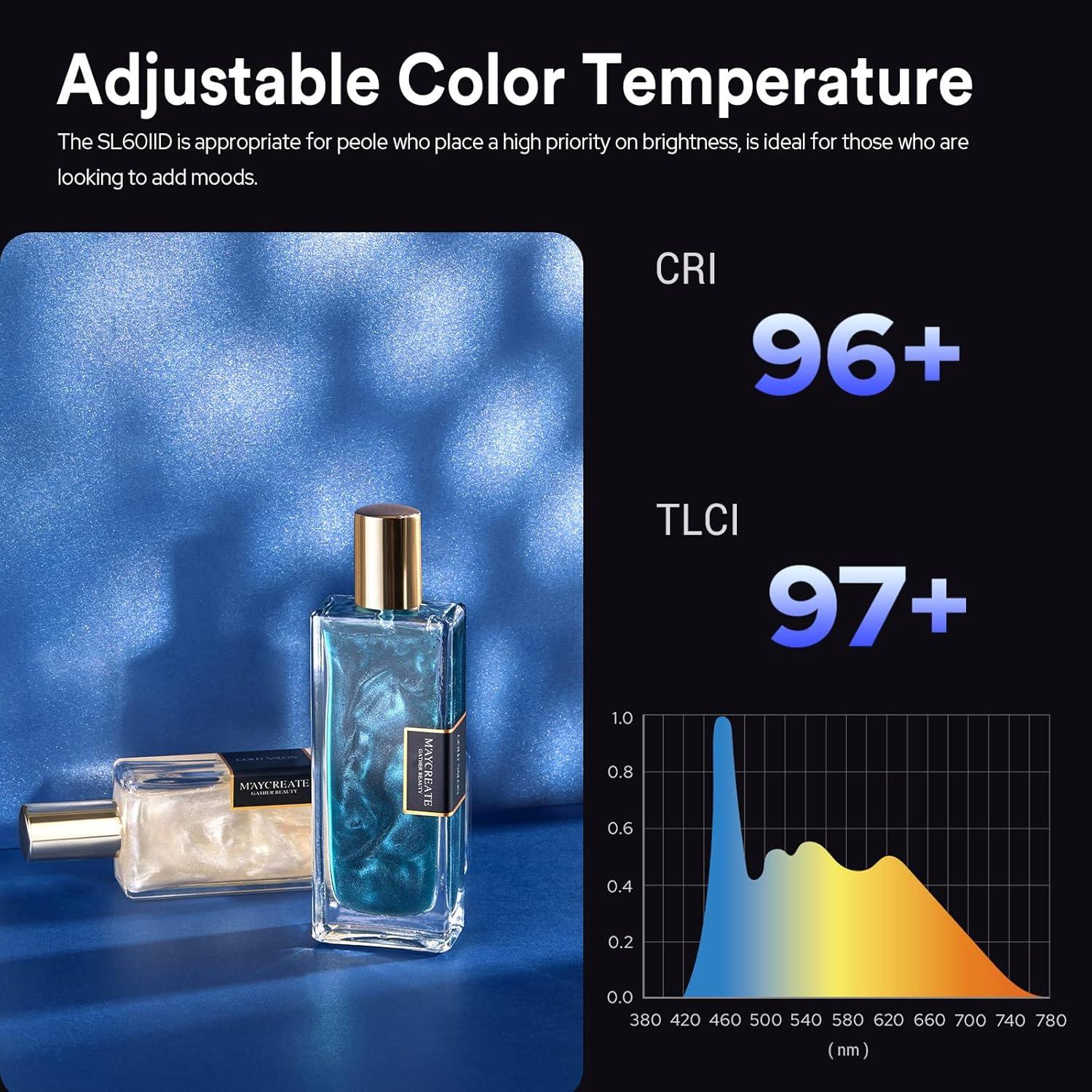 Godox SL60IID Luz de Video LED 70W con Montura Bowens y Control APP