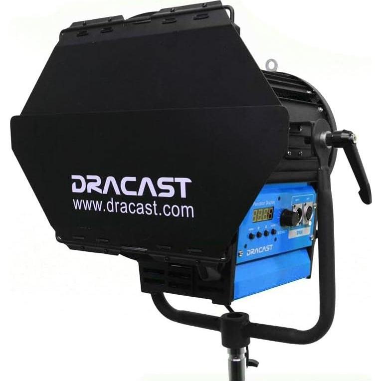 Dracast Fresnel Studio Series LED2000 Bi-Color Light | 15-60 Degree Adjustable Beam Angle | 3000K - 6500K Bicolor Adj CCT | 0% - 100% Dimmer | CRI: > 90