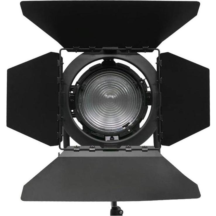 Dracast Fresnel Studio Series LED2000 Bi-Color Light | 15-60 Degree Adjustable Beam Angle | 3000K - 6500K Bicolor Adj CCT | 0% - 100% Dimmer | CRI: > 90