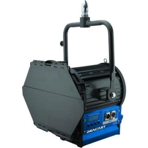 Dracast Fresnel Studio Series LED2000 Bi-Color Light | 15-60 Degree Adjustable Beam Angle | 3000K - 6500K Bicolor Adj CCT | 0% - 100% Dimmer | CRI: > 90