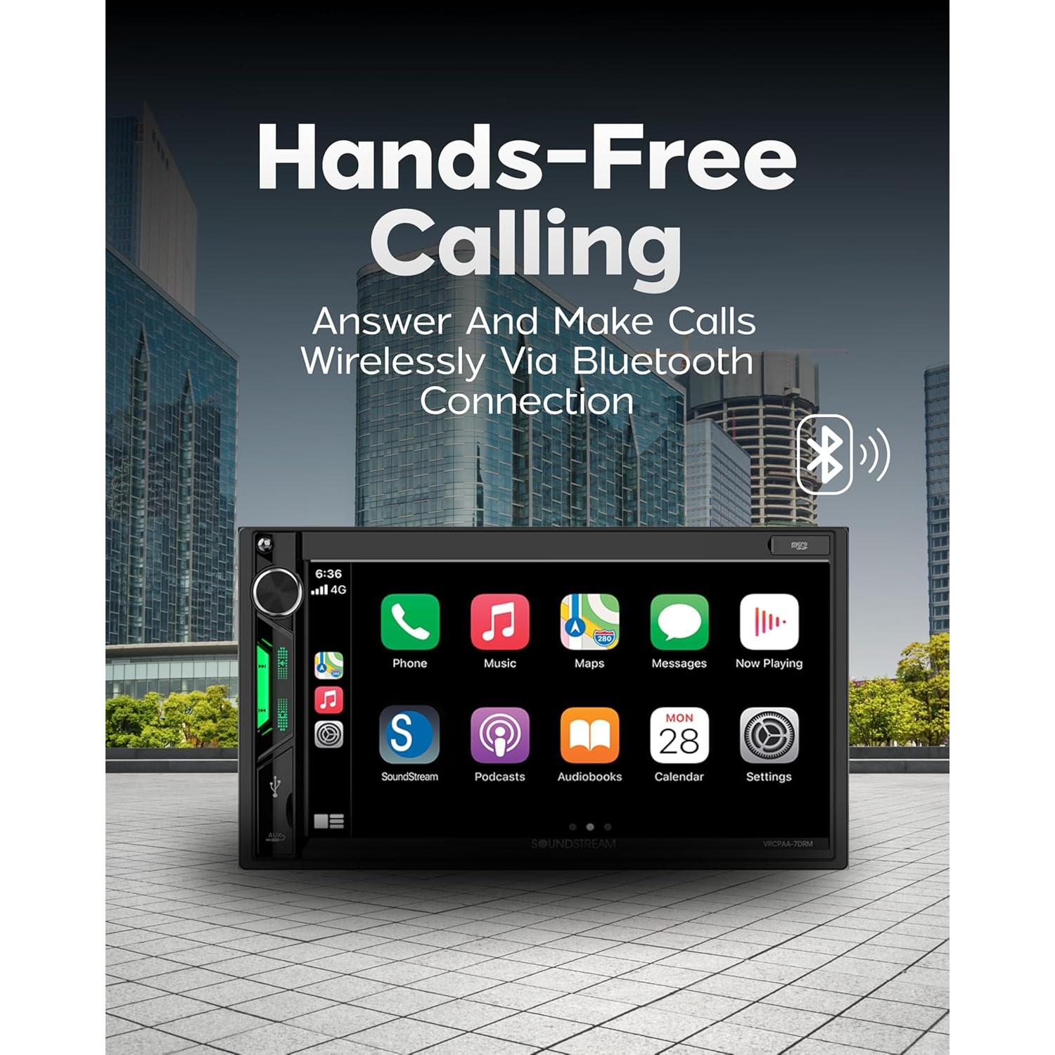 Soundstream Estéreo de Coche VRCPAA-7DRM 7" Bluetooth