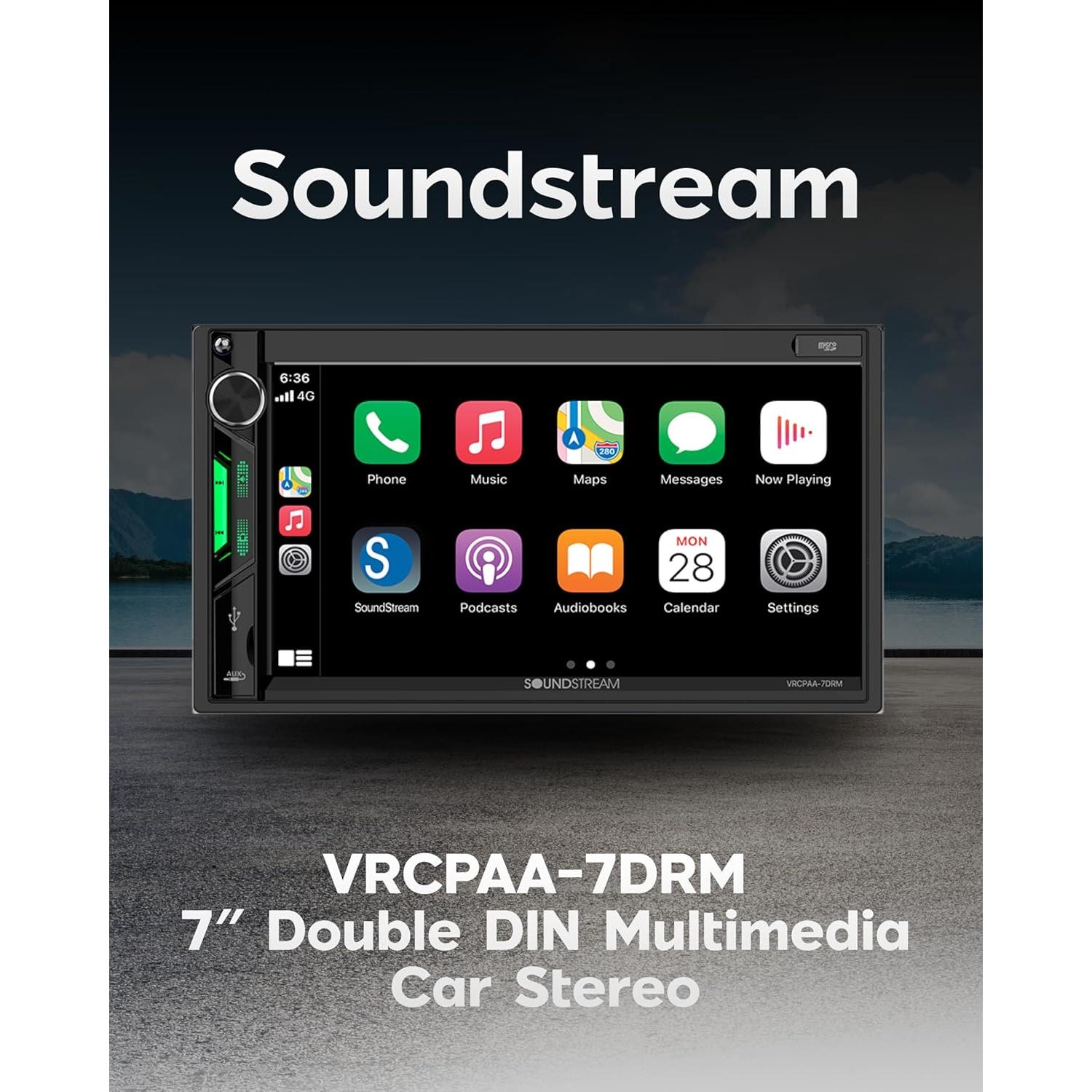 Soundstream Estéreo de Coche VRCPAA-7DRM 7" Bluetooth