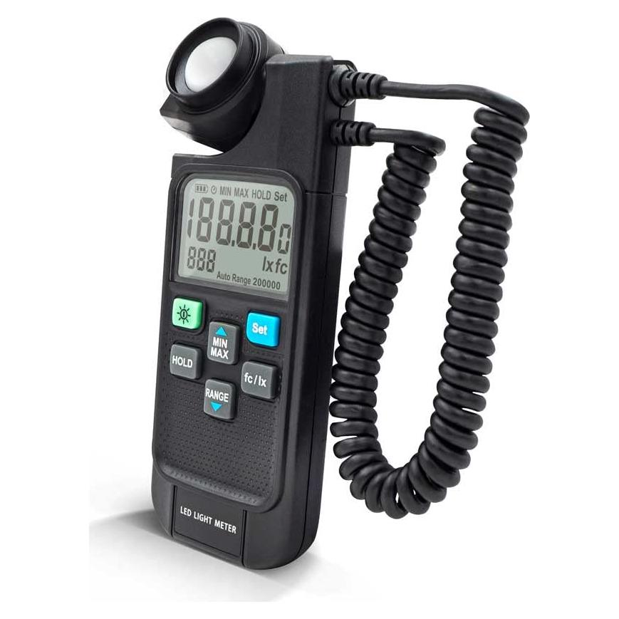 Medidor de Luz LED PerfectPrime LM531 0-199900 lx