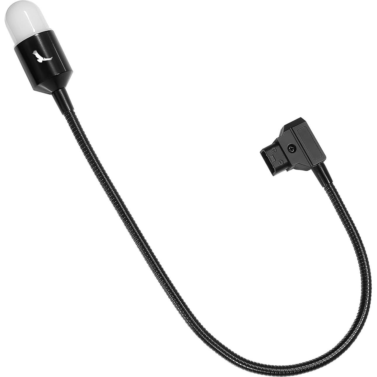 KONDOR BLUE | Firefly D-Tap Light 18" | D-Tap Powered Light, Adjustable Brightness, Red-Light Stealth Mode, & Flexible gooseneck That Holds Position | Filming in lowlight or Even Pitch-Black Settings