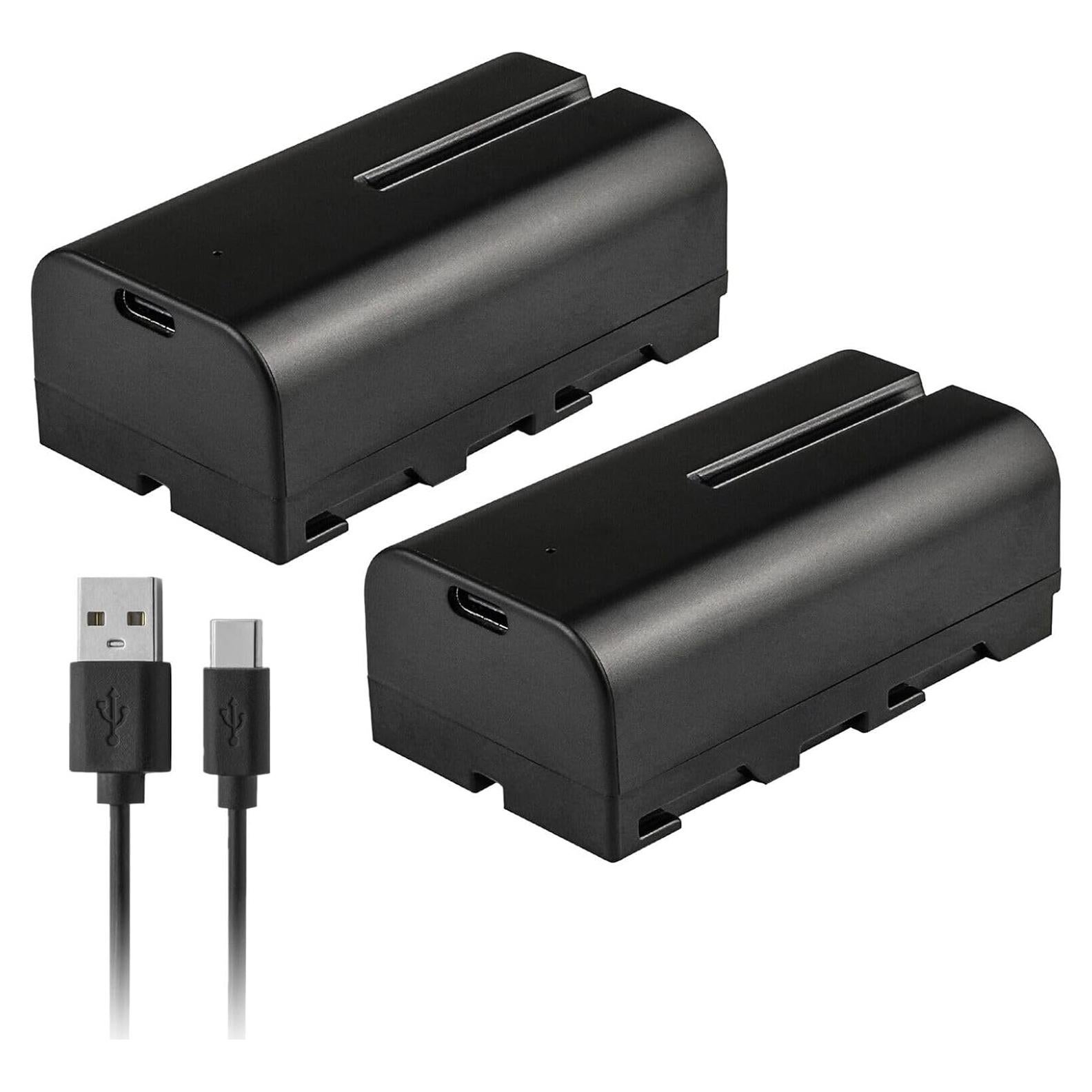 Kastar Batería USB-C 2-Pack 2900mAh para Luces LED