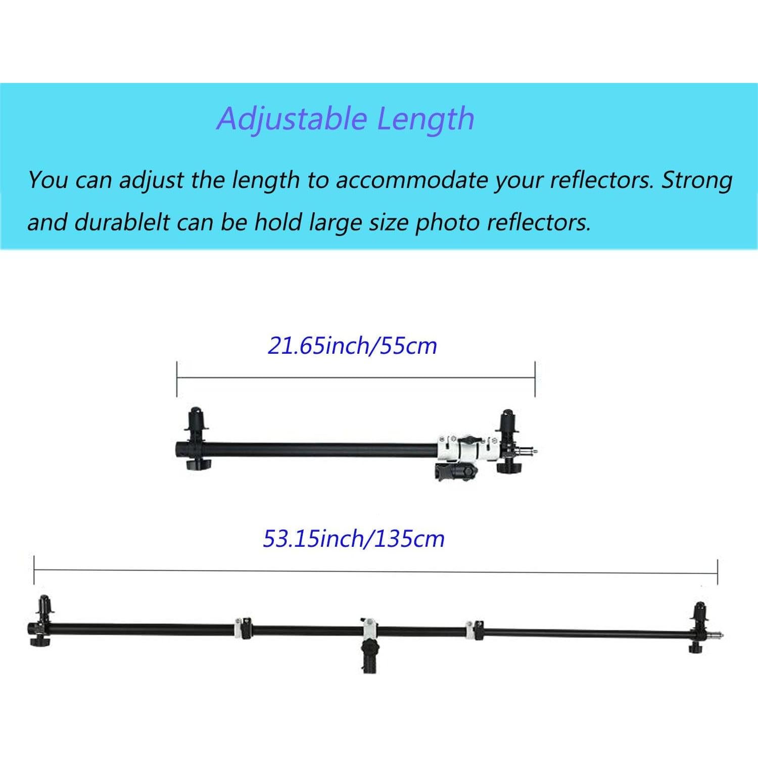 Soporte de Reflector Telescópico YUOCU 55-135cm 360° Ajustable