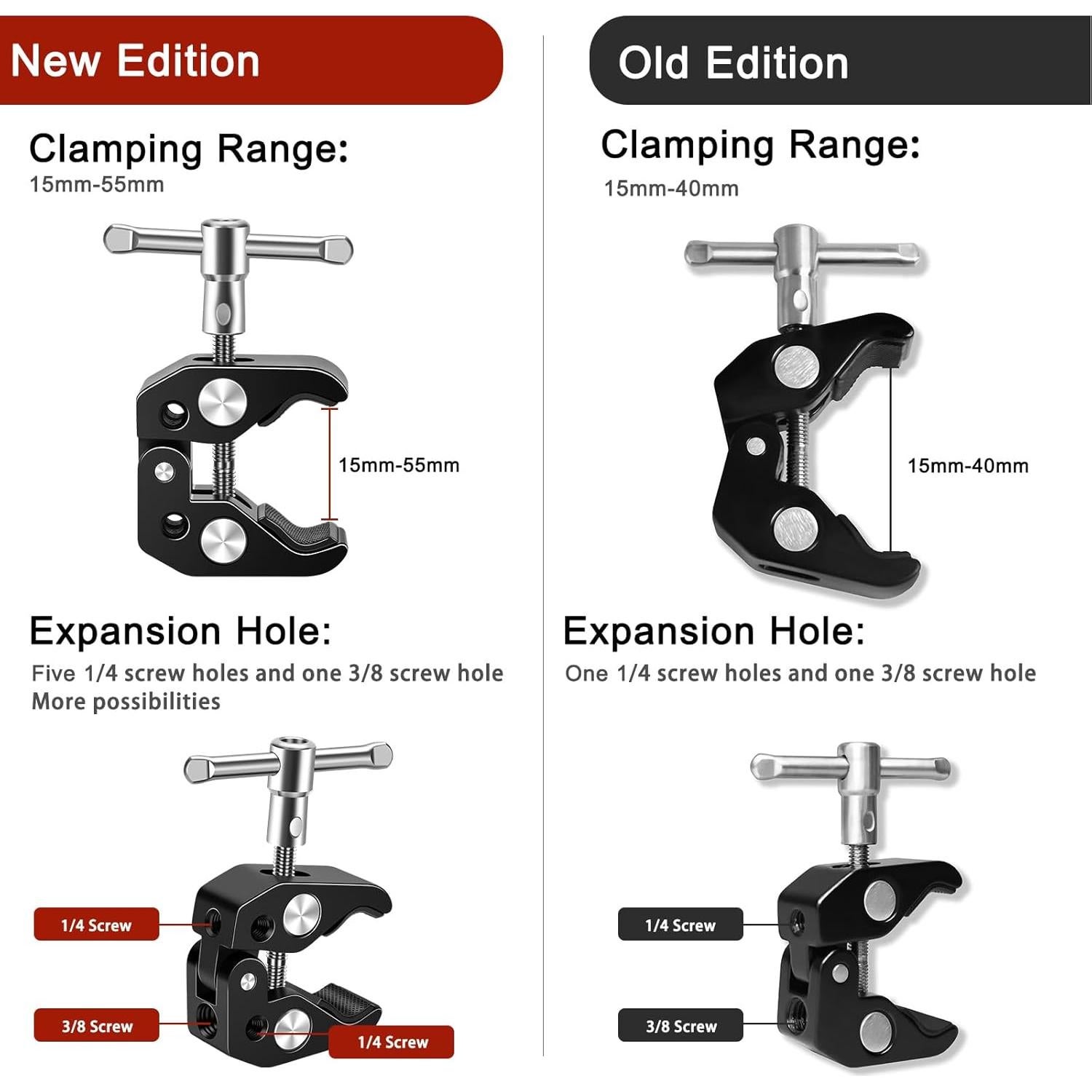 Soporte de Cámara Super Clamp Lanxire con Brazo Mágico 360°