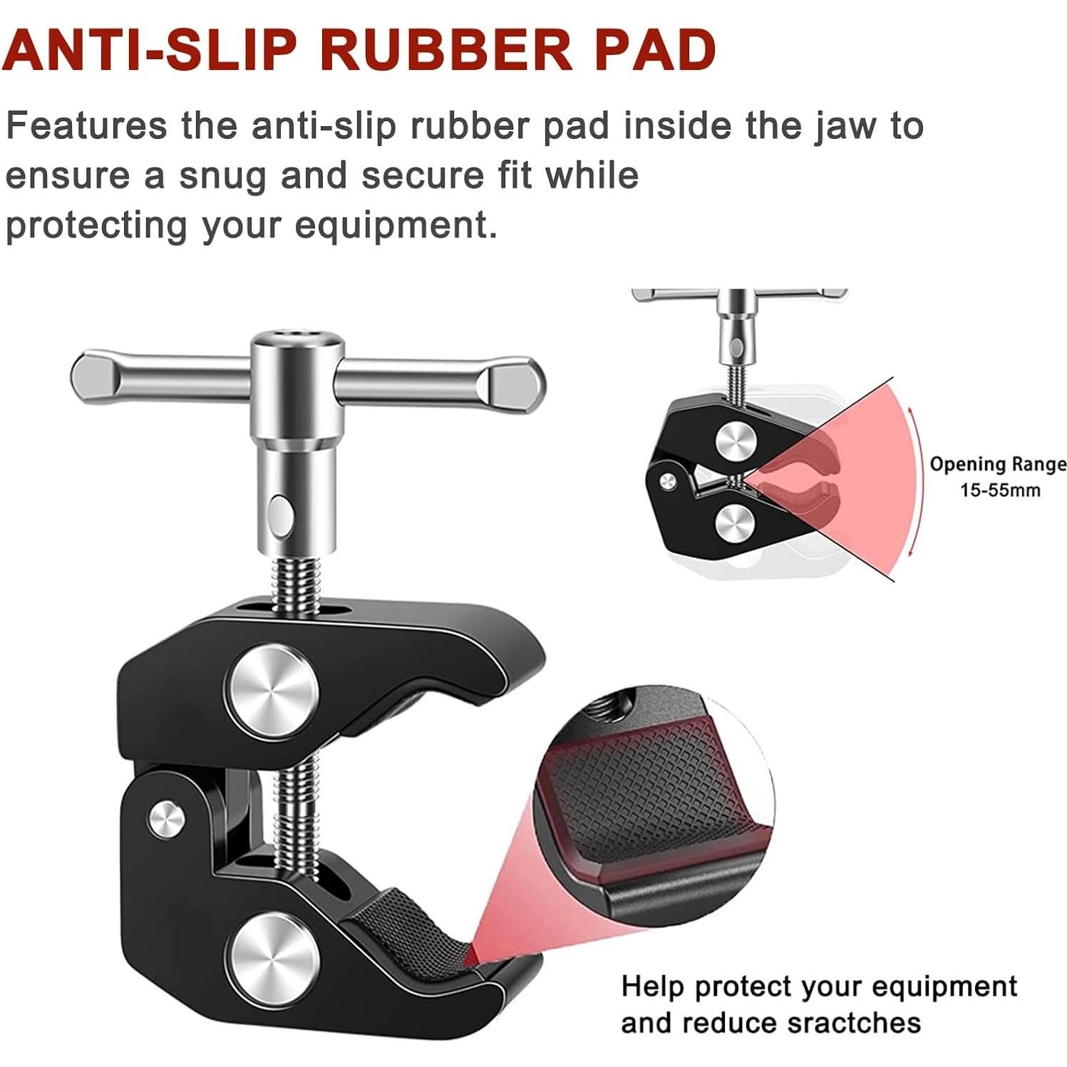 Soporte de Cámara Super Clamp Lanxire con Brazo Mágico 360°