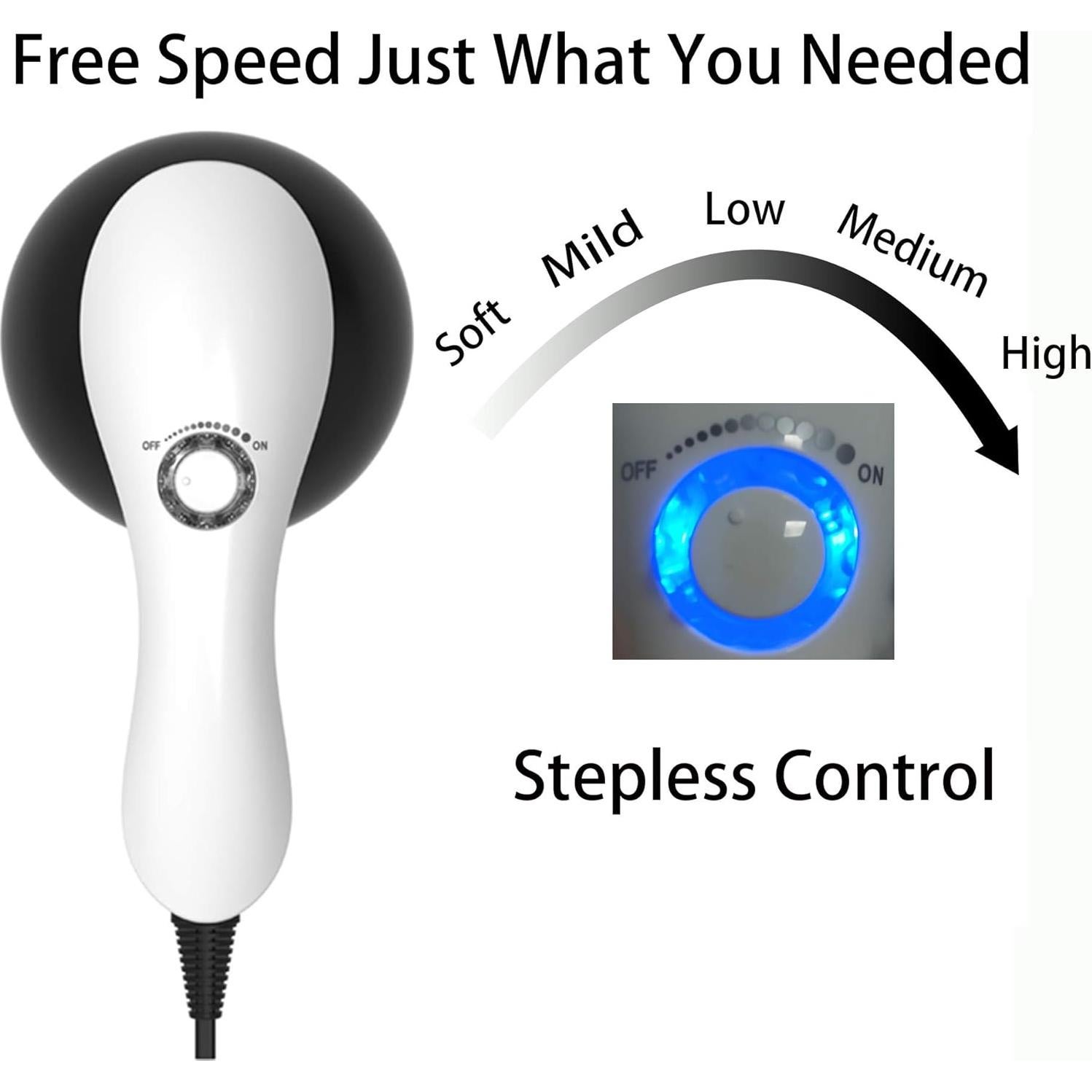 Masajeador de Celulitis Asopal PL-664 con 4 Accesorios