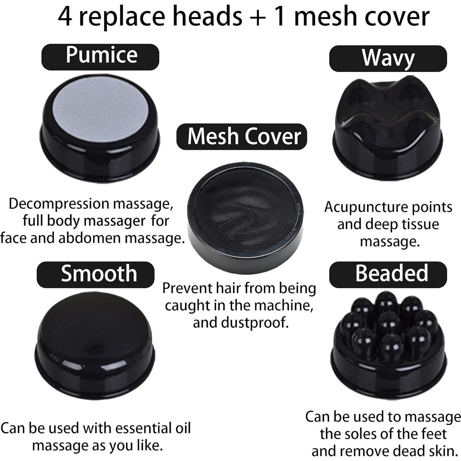 Masajeador de Celulitis Asopal PL-664 con 4 Accesorios