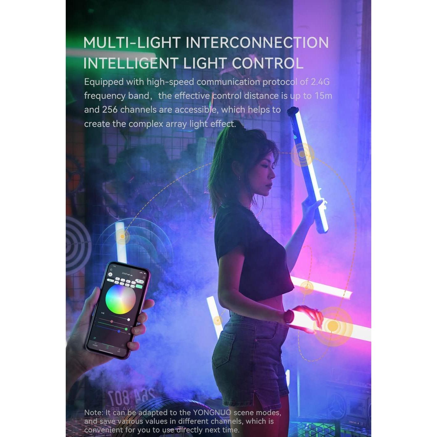 Luz de Video YONGNUO YN60SOFT RGB Portátil 2000K-10000K