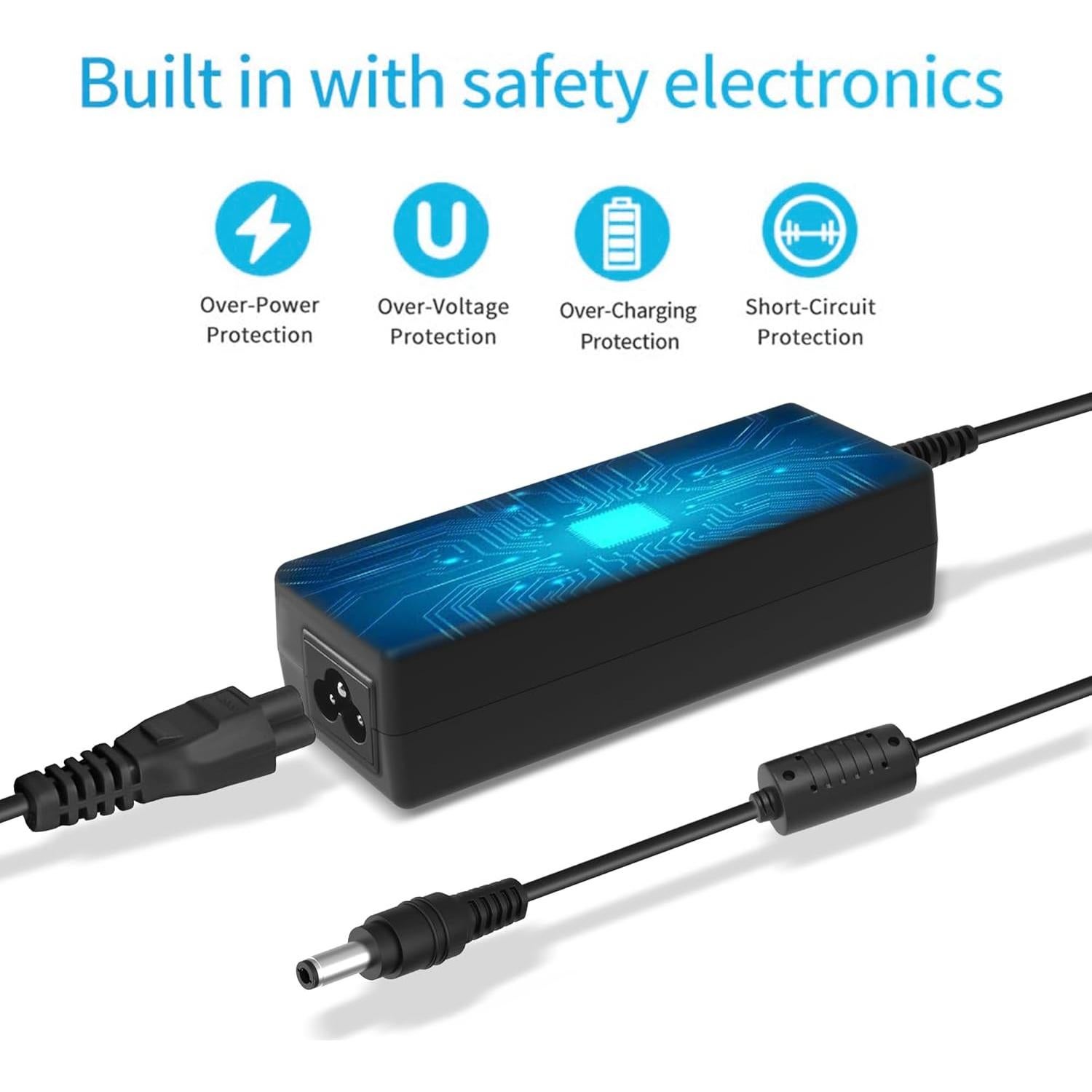 Adaptador AC/DC Jantoy para Luz LED Estudio GL901 85g