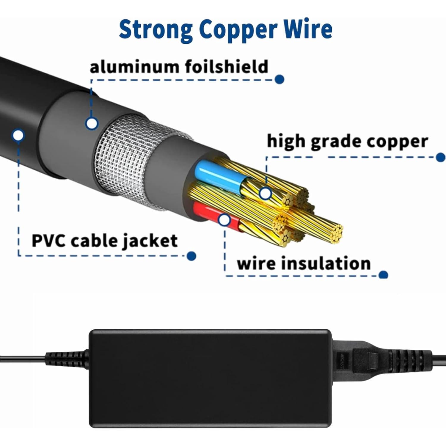 Adaptador AC/DC Jantoy para Luz LED Estudio GL901 85g