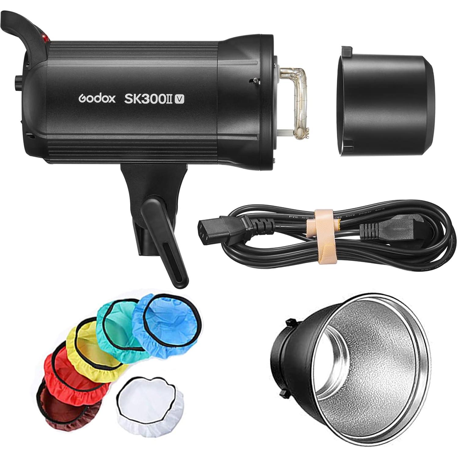 Flash de Estudio Godox SK300IIV 300W con Reflector Estándar