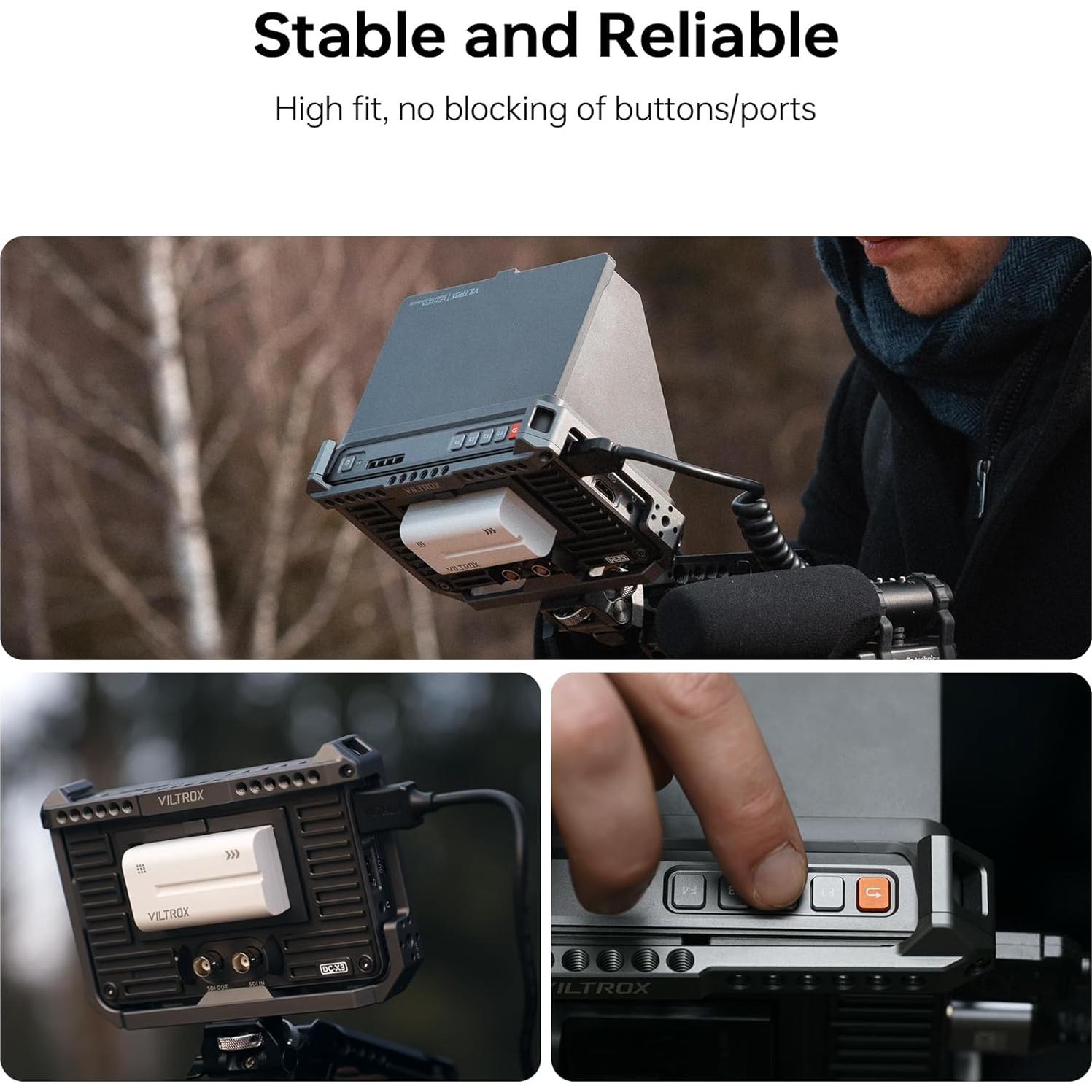 Jaula de Monitor VILTROX DC-X2/DC-X3 Metálica 139g