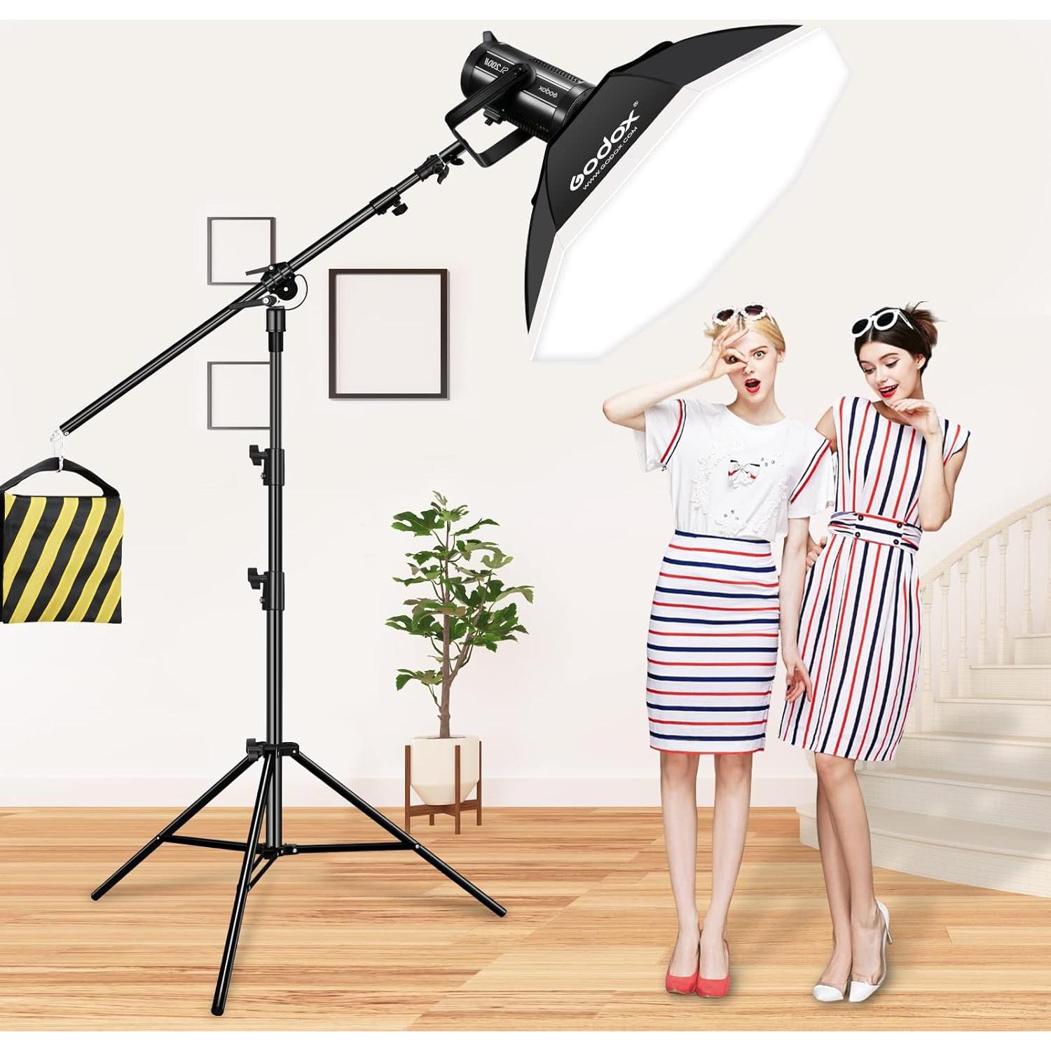 Brazo de Extensión Fotografía Soonpho 1.2m a 2.1m Ajustable