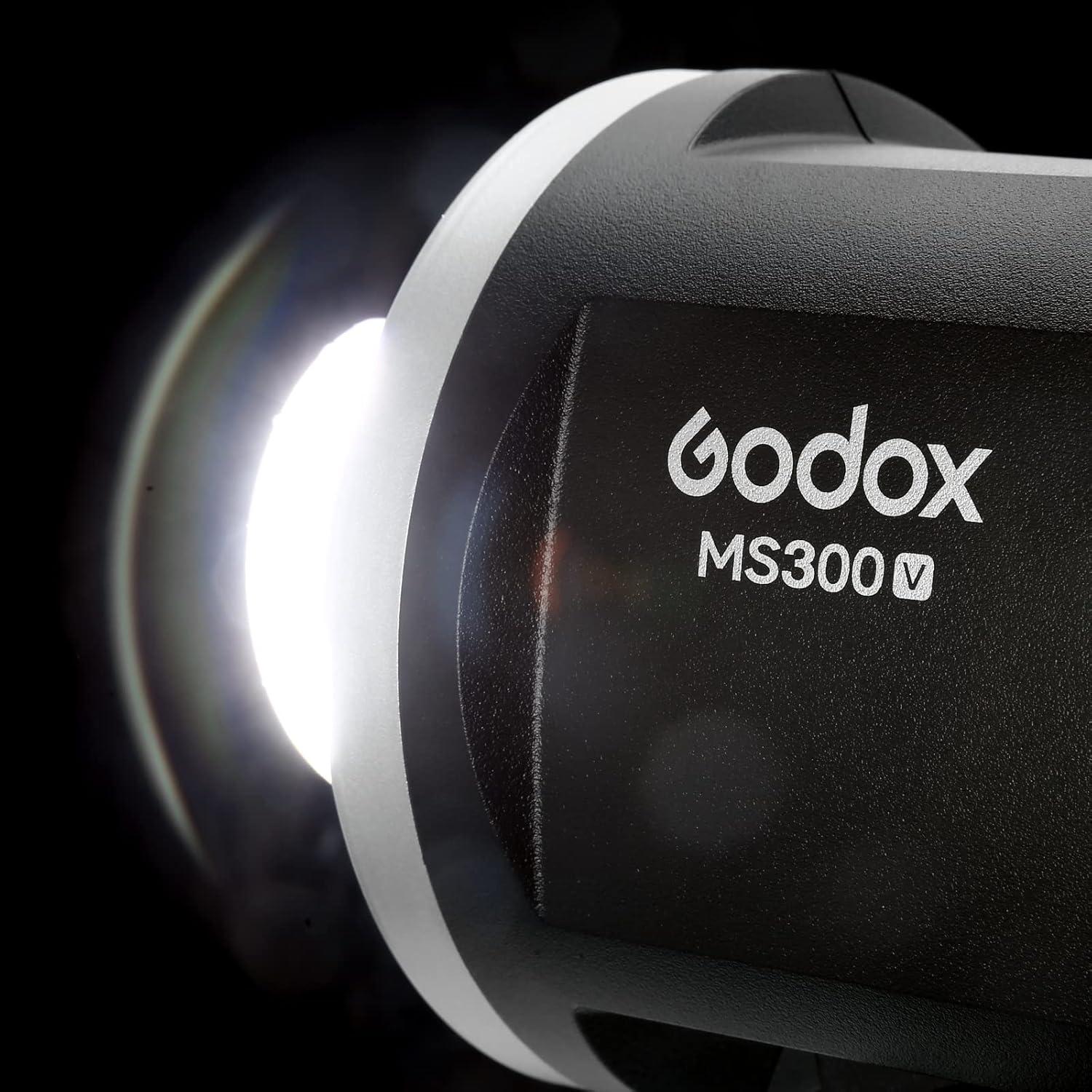 Flash Estudio Godox MS300V 300Ws GN58 5800K Inalámbrico