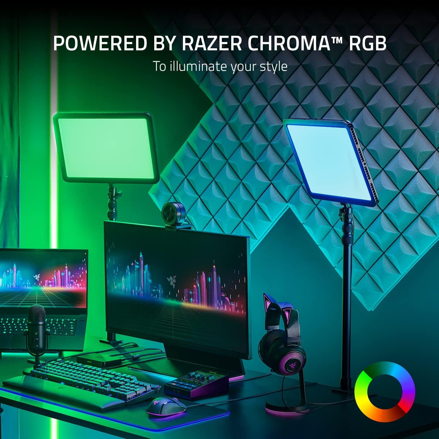 Razer Key Light Chroma - Luz RGB 2800 lúmenes para streaming