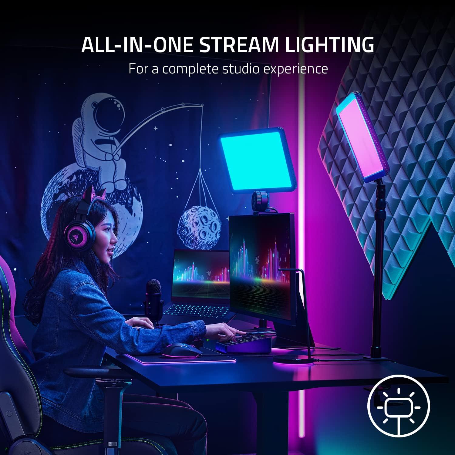 Razer Key Light Chroma - Luz RGB 2800 lúmenes para streaming