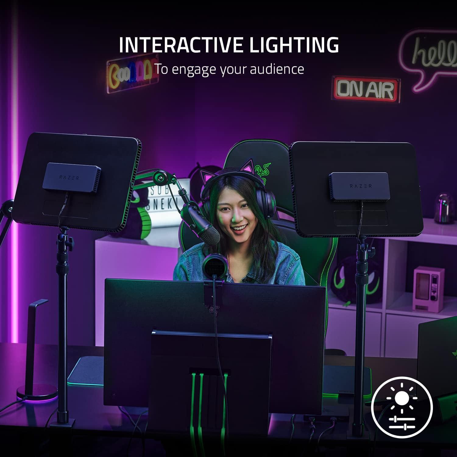 Razer Key Light Chroma - Luz RGB 2800 lúmenes para streaming